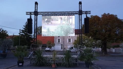 Ecran géant à LED en Charente